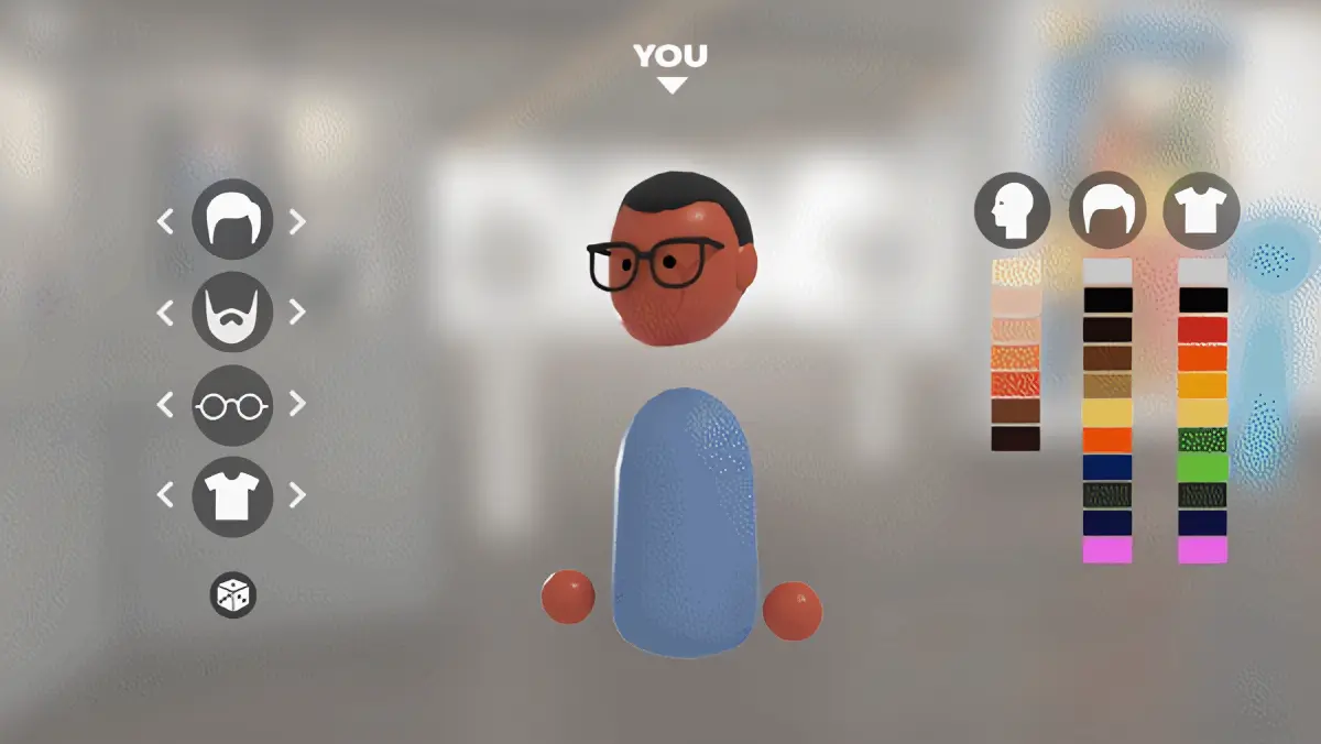 A virtual gallery space built for the Dawson College grad show