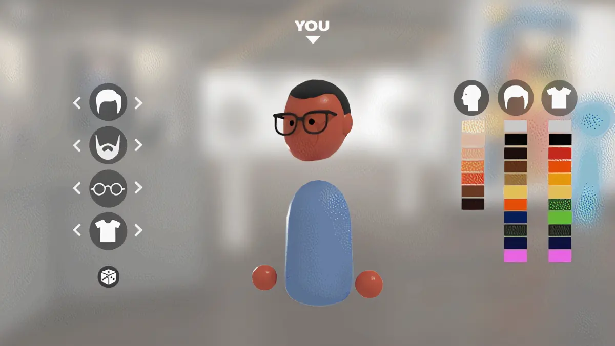 A virtual gallery space built for the Dawson College grad show